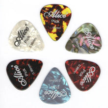6pcs Electric Guitar Pick Acoustic Music Picks Plectrum 0.58/0.71/0.81/0.96/1.20/1.50mm Thickness Guitar Accessories