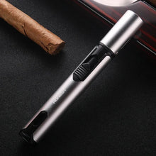 HONEST Metal Torch Windproof Lighter Refillable Pen Lighter Jet Flame Butane Lighter Kitchen BBQ Candle Camping Men's Gadget