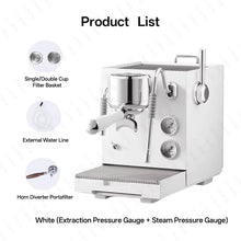 CAFOVO E120 Semi-automatic Espresso Machine ULKA Pump 9Bar OPV System 3 Boiler with OLED Display for Cafe Coffee Maker 220V