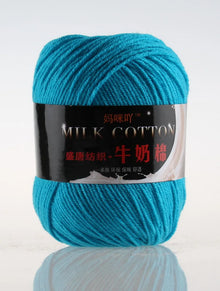 1Pc 50g Milk Cotton Knitting Yarn Crochet Yarn Hand Knitted Line DIY Knit Sweater Scarf Hat sock blanket amigurumi threads 120M