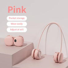 Lenovo Neck-Worn Fan Portable Wearable Personal Fan USB-Charged With 5 Speeds Foldable Cooling Fan for Students Children