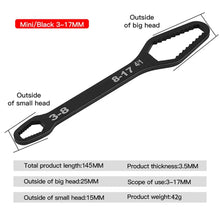PINMOAP 1PC Multi Functional Wrench With Adjustable Self Tightening Double Head Wrench Convenient Tool For Cars Bicycles Homes