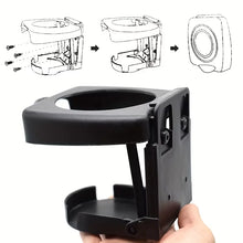 1pc Car Cup Holder, ABS Material, Foldable Beverage Stand for Office, RV, Yacht - Vehicle Drink Holder, Cup Holders for Vehicles