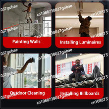 5M Electric Scaffolding Load Bearing 300-500KG Mobile Automatic Lifting Platform Remote Control Folding Decoration