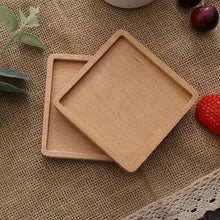 1pc, Wooden Coaster, Teacup Mat, Coffee Mat, Household Insulation Mat, Restaurant, Coffee Shop, 3.45 X 3.45 X 0.4 Inches