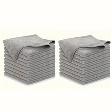 5/10/20pcs Kitchen Towel, Ultra-fine Fiber Light Gray Cleaning Cloth Set, Absorbent, Soft And Stain-removing Cloth