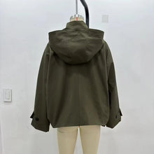 MUJER Hooded Women's Trench Coat Long Sleeve Women's Windbreaker New in Coats and Jackets for Women Winter Coats Woman Trench