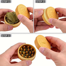 Vanilla Spice Grinder, 2.2-Inch Powerful Manual Grinding,Fun Cookie Shape Design,Protection Plastic Portable Crusher Accessories