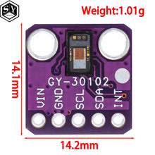 Módulo sensor de frecuencia cardíaca y oximetría de pulso GY-MAX30102