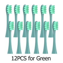 12PCS Vacuum Sealed Packed Replacement Brush Heads for Oclean X PRO/ Z1/ F1/ One/ Air 2 /SE Soft DuPont Deep Cleaning Nozzles