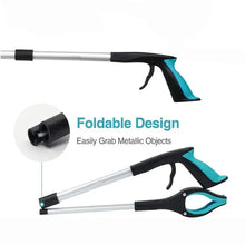 Grabber Tool 32" Trash Picker  with Strong Magnetic Tip Deft Claw Reacher Grabber for Elderly 360° Rotating Foldablegripper