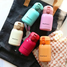 Creative Cute Thermos Cup 304 Stainless Steel Portable Insulated Cup Mini Children's Thermos Bottle Travel Out Thermos Cup