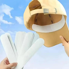 10/100Pcs Invisible Hat Sweat Absorber Stickers Liner Bands Sweatband Visor Hat Size Reducer Cap Anti-dirty Strips Pads Tape