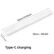 Motion Sensor Lamp Night Light Wireless LED USB Type C Rechargeable Lamp for Kitchen Cabinet Bedroom Wardrobe Staircase Lighting