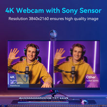 Webcam 4K HD USB Web Camera 1080P 60FPS Fast Autofocus Streaming Camera EMEET S600 With Mics for Video Calling/Zoom/Skype/Teams