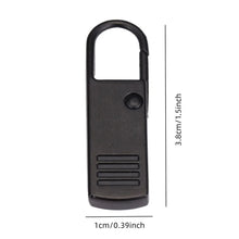 5pcs black Detachable Zipper Pull, Replacement Zipper Accs For jeans & Backpack, sewing Tools