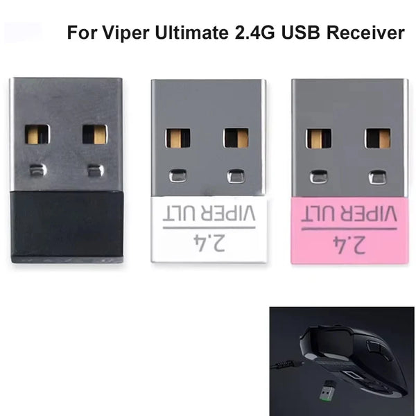 For Viper Ultimate Wireless Gaming Mouse with Dual-Mode and Dedicated 2.4G Receiver, Including USB Replacement Accessories