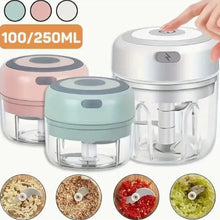 1pcs Electric Garlic Chopper Automatic Garlic Mincer 100/250mL Food Chopper Portable Vegetable Grinder Onion Mixer Kitchen Tool