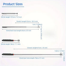 Handheld Telescoping Magnetic Grabber – Extendable Pickup Pen Tool, Portable Magnet for Hard-to-Reach Spots
