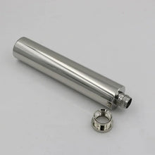 UPORS 2OZ Hip Flask with Wine Funnel Portable Mini Stainless Steel Whiskey Flask Flat Bottom Tube Alcohol Bottle