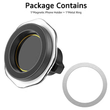 Magnetic Ring Phone Holder for MagSafe Car Mount for iPhone 17 16 Series Magnet Phone Mount Accessories for 17mm Ball Head Base