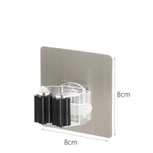 Adhesive Multi-Purpose Hooks Kitchen Bathroom Wall Mounted Mop Organizer Holder Brush Broom Organizer Holder Strong Hanger