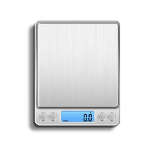 Báscula de cocina digital portátil de 3000g/0.1g con pantalla LCD, pesaje en gramos y onzas, utilizada para cocina, joyería y alimentos
