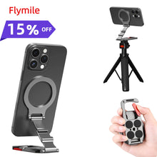 Soporte magnético para teléfono con mosquetón Flymile para accesorios de iPhone 18 Pro Max, 17, 16, 15, compatible con trípode MagSafe