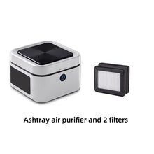 Multifuntional Ashtray Air Purifier Smokless  Smoke Removing ,USB Chargeable Smokeless Ashtray Indoor,Outdoor,Home,Office