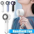 Semiconductor Cooling Handheld Fan, 5200mAh Rechargeable Portable Mini Fan, 199 Wind Speeds with LED Display, Ice-Cool Turbo Fan