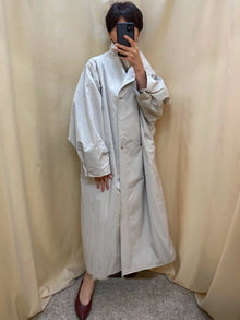 Women Stand Collar Full Sleeve Oversized Windbreaker Solid Single Breasted Lace Up Long Trench Coat Lady Autumn Casual Jacket