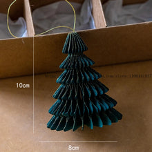 Christmas Decoration Origami Christmas Tree Honeycomb Ball Pendant Creative Snowflake Angel Pendant Ins Hanging