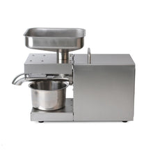 SUSWEETLIFE M9 Nueva prensa de aceite de acero inoxidable, comercial y doméstica, pequeña, totalmente automática, para prensado en caliente y en frío, de bajo ruido