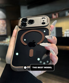 Funda magnética original 2025 para iPhone 17 11 12 13 16 Pro Max Air 14 15 16 Plus con carga inalámbrica Magsafe, protectora