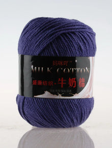 1Pc 50g Milk Cotton Knitting Yarn Crochet Yarn Hand Knitted Line DIY Knit Sweater Scarf Hat sock blanket amigurumi threads 120M