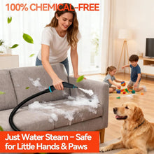Portable Steam Cleaner, 15s Rapid Heating 105℃ temperature, 1350ml water tank, for Car/Home/Tile/Furniture + 10 Accessories