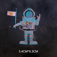 UFO Alien Rocket Space Patch for Clothing Punk Embroidered Patches On Clothes DIY Parches Applique
