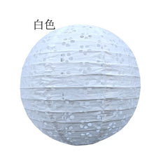 15/20/25/30/40cm Chinese Hollow Out Paper Lanterns Wedding Lanterns Paper Lampshade Holiday Party Supplies Children DIY Lantern