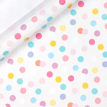 17" X 120" Wrapping Paper Roll Happy Birthday Printed Rainbow Heart Stone Design for Birthday Wedding Baby Shower