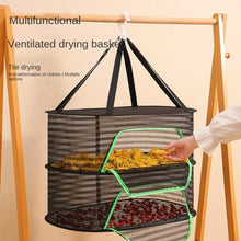 Folding Food Drying Net Anti-mosquito Folding Dry Rack Hanging Basket Herb Drying Net Hanging Basket Dryer Bag For Plants Fruit