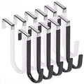 Door Hook with Rubber No Need for Drilling Cabinet, Wardrobe Door Rear Anti Slip Hook Over The Door Organizers