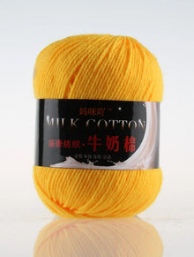 1Pc 50g Milk Cotton Knitting Yarn Crochet Yarn Hand Knitted Line DIY Knit Sweater Scarf Hat sock blanket amigurumi threads 120M