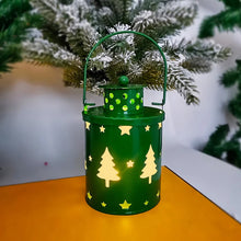 Vintage Christmas Hanging Lantern with LED Light for Home and Party Decor - image 8