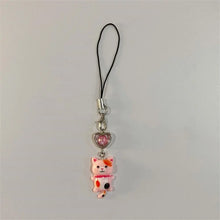 Phone Accessories Cat Pendant Cat Phone Strap Cellphone Chain Keychain Y2K Phone Charm Cute Anti Lost Phone Lanyard Jewelry Gift