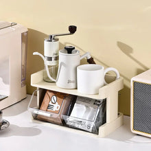 Tea Bag Storage Box Office Coffee Organizer Drawer Rack Mask Lipstick Cosmetics Rack Kitchen Organization Desk Storage Shelf