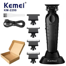 Kemei KM-2299 Men's Hair Clipper Professional Electric Hair Clipper USB Rechargeable Barber Trimmer Men's Electric Hair Clipper