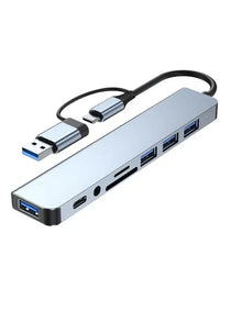 USB C Hub Multiport Adapter for Xiaomi Phone and Tablet, Data and Charging