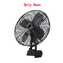 Camping Fan 8In Outdoor Fishing Wireless Desktop Portable Metal Fan Strong Wind Fan For Makita/Dewalt 18V BatteryPin