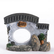 Cute Resin Miniature Statue Mini House Figurines Chinese Rural Sense DIY Scene Statue Bonsai Decor Fairy Garden Micro Landscape