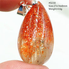 Natural Red Green Strawberry Quartz Arusha Orange Sunstone Pendant Necklace Women Men Jewelry Flash Fashion Stone Beads AAAAAA